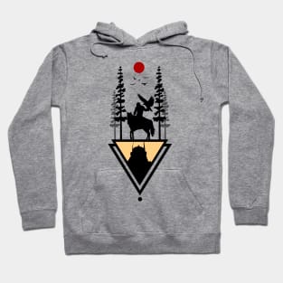 Geometric Apes Classic Hoodie